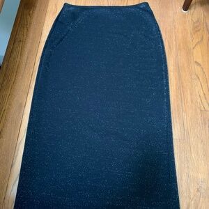 Express - Black skirt with Silver Sparkles- Size S